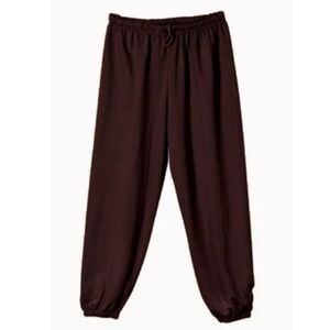 Brown Drawstring joggers  balloon 100% cotton pants size XXL